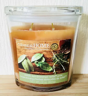 RARE!! Colonial Candle - 22 Oz (623g) Aromatic Sun-Drenched Herbs Fragrance • £34.99