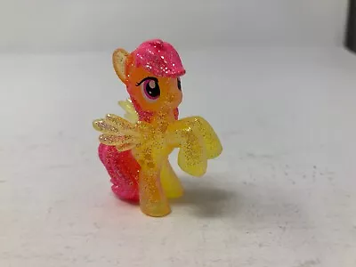 My Little Pony Clear Glitter Sunny Rays Mini Pony Figure G4 Hasbro MLP • $14.95