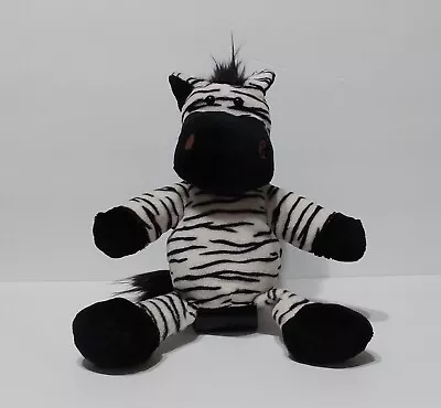 Manhattan Toy ZEBRA HAND PUPPET Plush 12  Stuffed Animal Puppet 2007 • $29.99