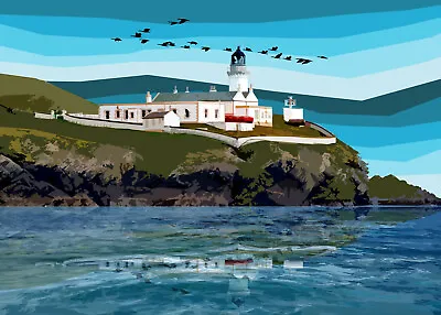 £15 • Buy Bressay Lighthouse Scotland Limited Art Print By Sarah Jane Holt 
