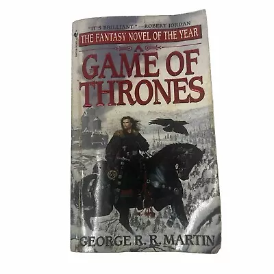 A Game Of Thrones-First Edition/1st Printing-Red/White Jon Snow Paperback-Martin • $21.95