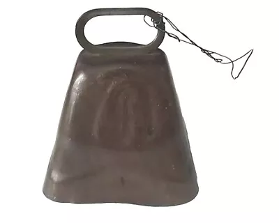 Vintage Metal Cowbell Farm Cow Bell Country Style Rustic Small 2.6 ×2.25 ×3 5   • $12.99