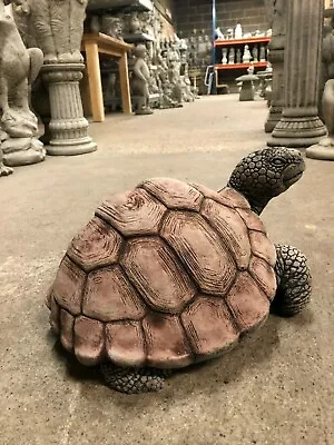 Large Garden Tortoise Home & Garden Ornament Concrete Stone Statue Sculpture WO • £44.95