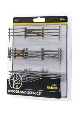 Woodland Scenics A3001 Log Fence - O Scale NEW • $16.79