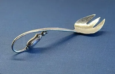 Vintage & Rare Orla V. Mogensen Blossom Sterling Serving Fork 5” • $65