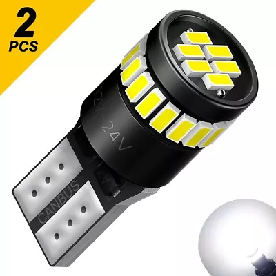 AUXITO T10 194 168 W5W LED White Dome License Side Marker Light Bulb Error Free • $8.54