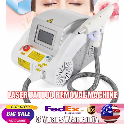 Q Switch ND YAG Laser Machine Fit Tattoo Removal Skin Whitening And Rejuvenation • $525.69