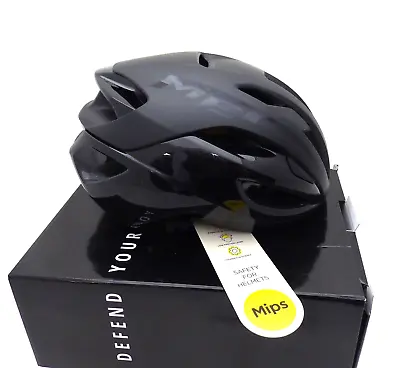 MET Rivale MIPS Helmet - Black Matte/Glossy Large • $184.99