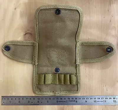 U.S. NAVY M-3 M-6 Revolver Ammo Pouch (KHAKI) Repro WW2 NEW • $14.99