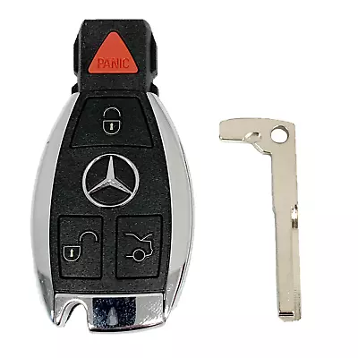 OEM Mercedes Benz Keyless Remote Fob + UNCUT Key IYZDC07 • $69.85