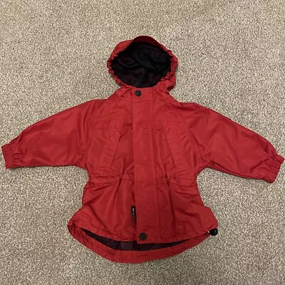 £21.99 • Buy Infant Timberland Waterproof Coat Red 12m