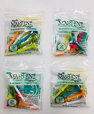 Martini Golf Tees Combo 4- Pack. 3-1/4'' Step Up & 2'' Original • $22.98