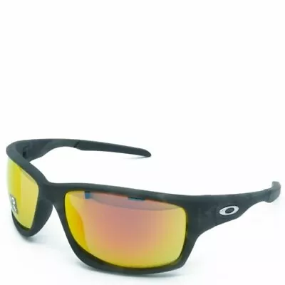 Oakley Canteen Sunglasses Matte Black Tortoise Ruby Iridium Polarized OO9225-15 • $68.50