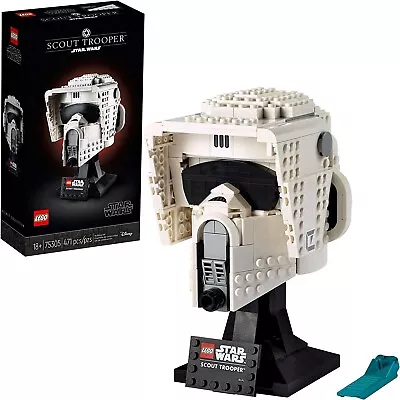 £72 • Buy NEW LEGO 75305 Star Wars: Scout Trooper Helmet New & Sealed - Retired Set