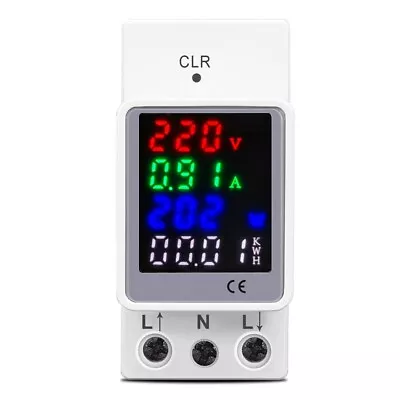 High Accuracy Voltage And Current Energy Monitor 100A KWH Meter Volt Amp • $48.97