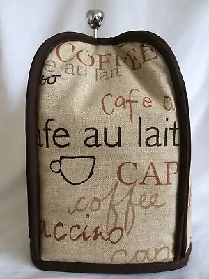 Cafetiere Cover - 8-12 Cup - Cappuccino Brown Handmade. • £18.50