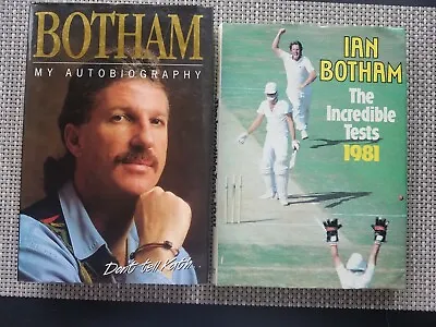 £3 • Buy Incredible Tests-Ian Botham  And Botham My Autobiography