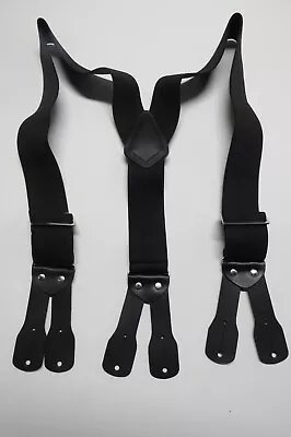 Men's Suspenders - Y Industrial Strong Material Snaps Clips USA Made • $23.13