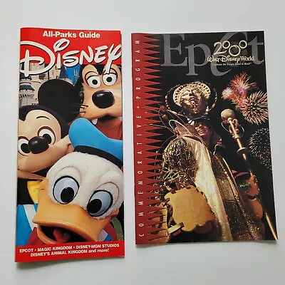 Walt Disney World EPCOT 2000 Commemorative Program Booklet  All Parks Guide • $11.50