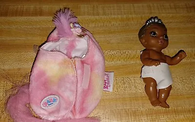 $10.50 • Buy Mini Baby Born Doll MIniworld Zapf Creations Baby African American Angel Wings 