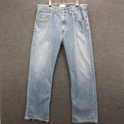 Vintage Levi's Silvertab Jeans Mens 34X32Blue Denim Distressed Boot Cut Y2K • $49.99