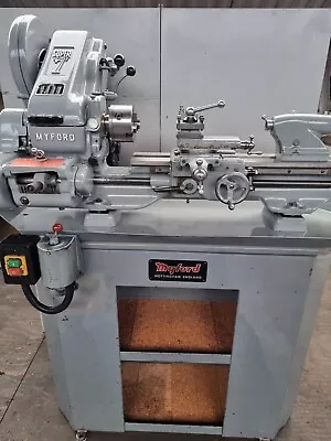 Myford Super 7b Precision Centre Lathe With Quick Change Gearbox + Milling Equip • £4200