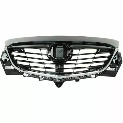 Front Grille Black With Chrome Molding Fits 2013 2014 2015 Mazda CX-9 • $146.42