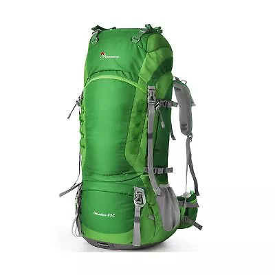 MOUNTAINTOP 55L Hiking Internal Frame Backpack Backpacking For Men With Rain ... • $143.21