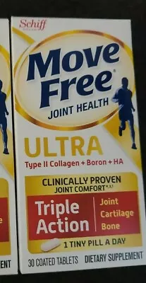 3 Schiff  Move Free Ultra Triple Action Joint Supplements - 30 Tablets (H2) • $39.80