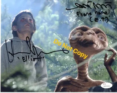HENRY THOMAS & MATTHEW DE MERITT Signed 8x10 Photo E.T. Movie ET Phone Home JSA • $139.99