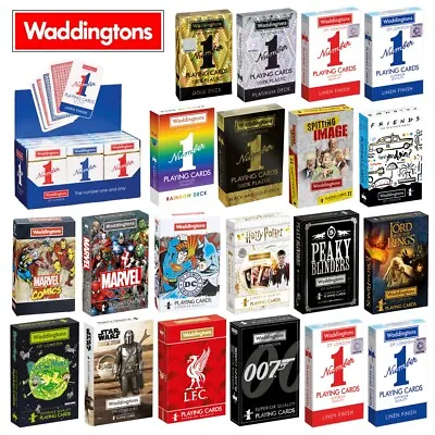 £4.49 • Buy Waddingtons No.1 | Selection Of Quality, Licensed Playing Cards Decks Poker