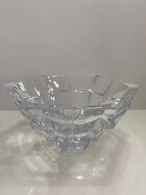 Miller Rogaska Large Crystal Brilliance Bowl Geometric Design • $42.50