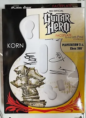 🚨OFFICIAL Guitar Hero PS3 Xbox 360 KORN FACEPLATE For Les Paul Controller & Box • $299.99