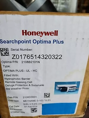 Honeywell 2108B2101N Searchpoint Optima Plus Infrared Gas Detector 2108D3001 • $400