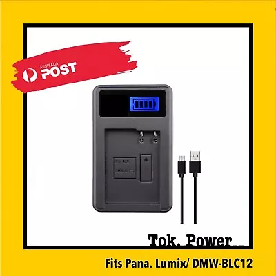 LCD FAST SUF Charger For Panasonic DMW-BLC12 BLC12E Battery Lumix DMC-GX8 FZ1000 • $21.90