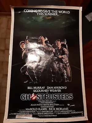 Original 1984 Ghostbusters - Official Movie Poster One Sheet 27 X 41  • $58.87