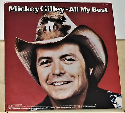 Mickey Gilley – All My Best - 1982 LP Record Album - Vinyl Near Mint • $19.97