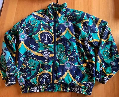 Vintage 90s SILK Bomber Jacket • $30