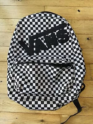 Vans Black & White Print Backpack One Size • £0.99