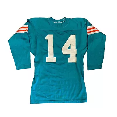 Vintage 1980s Miami Dolphins #14 Game NFL Jersey NFL  Medium See Measurements) • $500