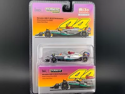 Tarmac Works Mercedes-AMG F1 W13 E Performance Miami GP 2022 L Hamilton 1/64 • $17.99