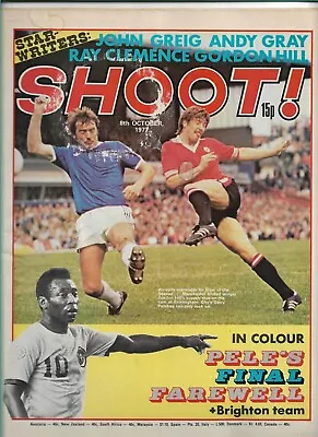 £3.25 • Buy SHOOT! - 29th October 1977 - Manchester City, Liverpool, Birmingham City