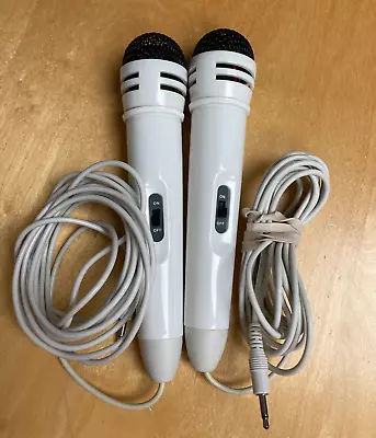 Karaoke Miraphone For Wii White 3.5MM SLIM MONO TS Jacks 8  X 2  • $14.99