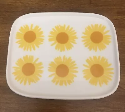 MARIMEKKO Auringonkukka Sunflower Side Dish Plate 1959 Maija Isola Designer • $49.99