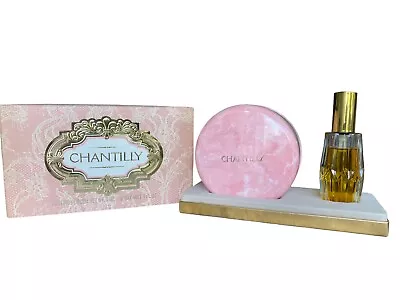 Vintage Chantilly Dusting Powder Perfume Classic Fragrance Gift Set 90's • $75