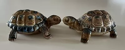 Vintage Wade Porcelain Tortoise / Turtle Trinket Boxes • £8