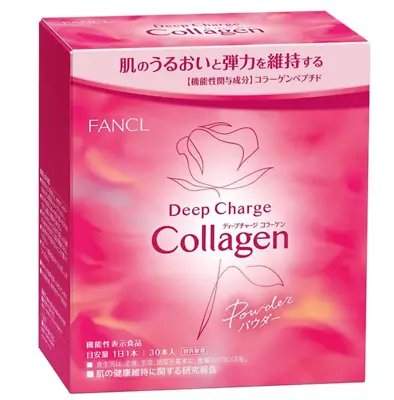 FANCL Deep Charge Collagen Powder - 30-Day Supply (3.4g X 30 Sticks) • $44.32