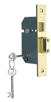 Yale 5 Lever Mortice Sashlock - P-M550-PB-65 - Brass • £21.99