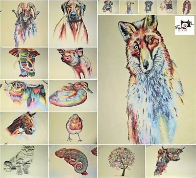 £3.95 • Buy Animal Cushion Panels NEW Heavy Tapestry Animal Panel Cushions 18 Designs 