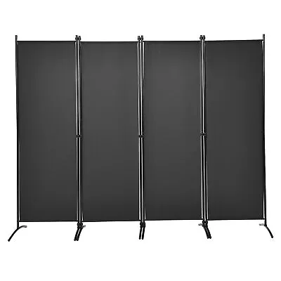 Topbuy 5.6Ft Tall Folding Room Divider Freestanding 4-Panel Privacy Screen • $55.99